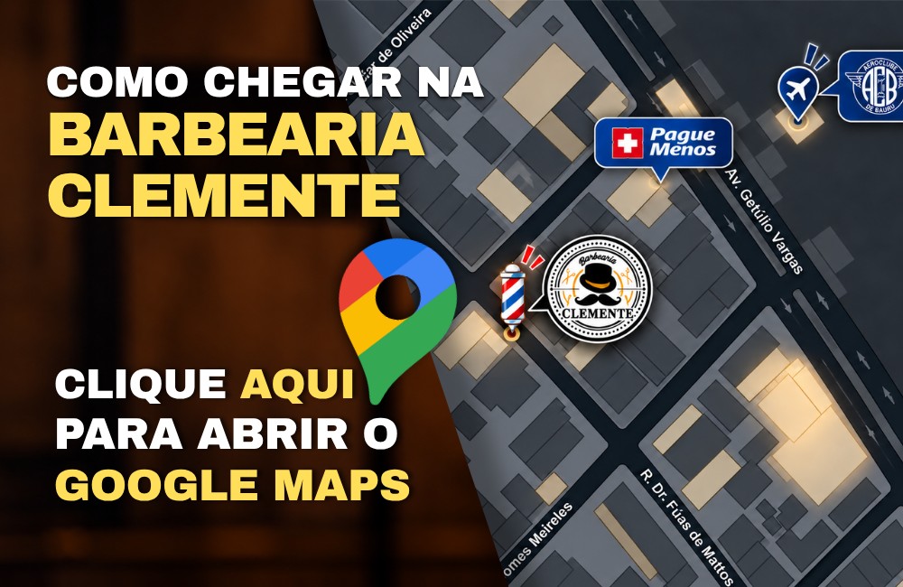 Como chegar. Clique e encontre o caminho até o nosso estabelecimento.